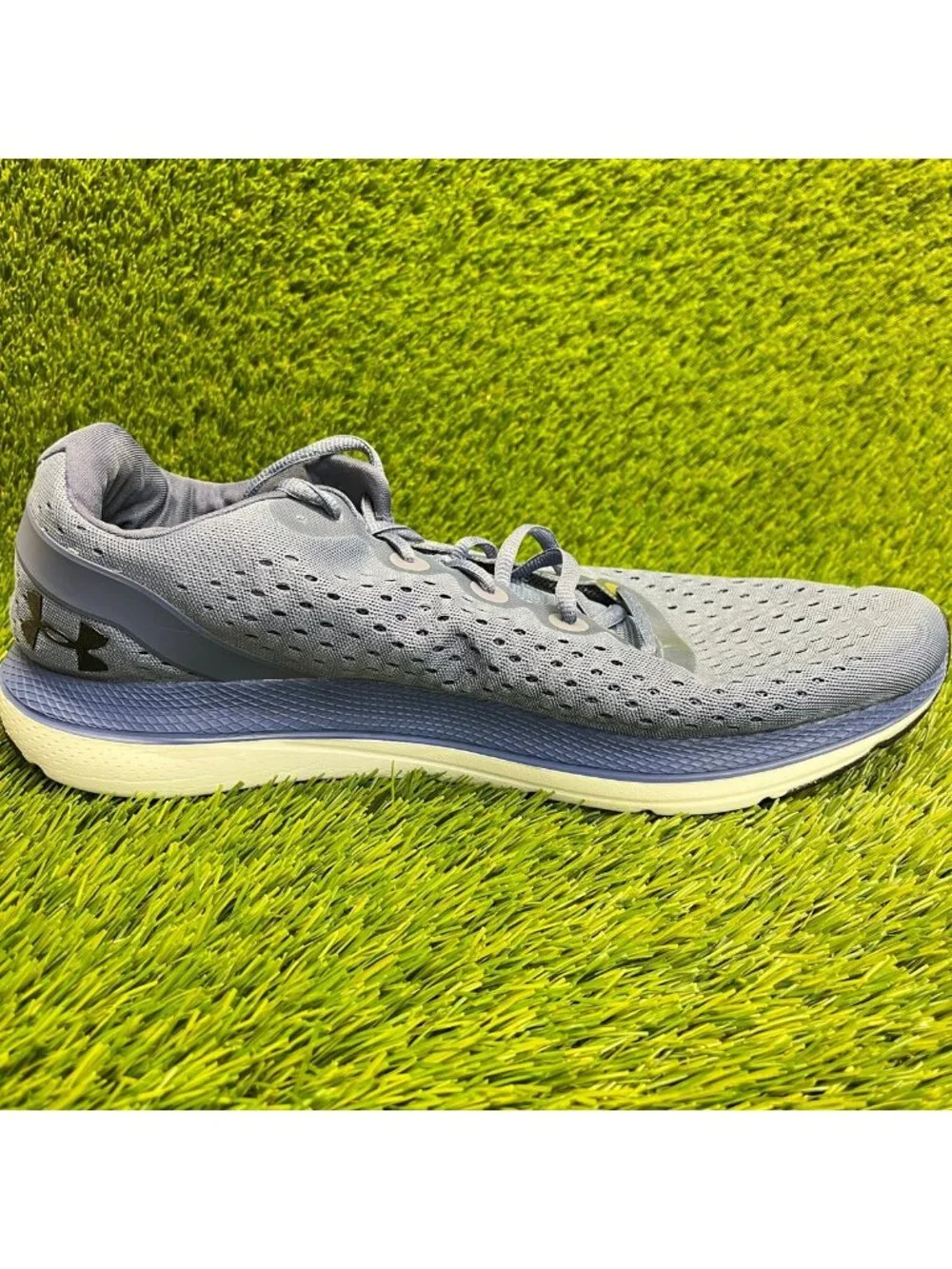 Under Armour Charged Impulse Mens Size 14 Blue Athletic Running Shoes Sneakers